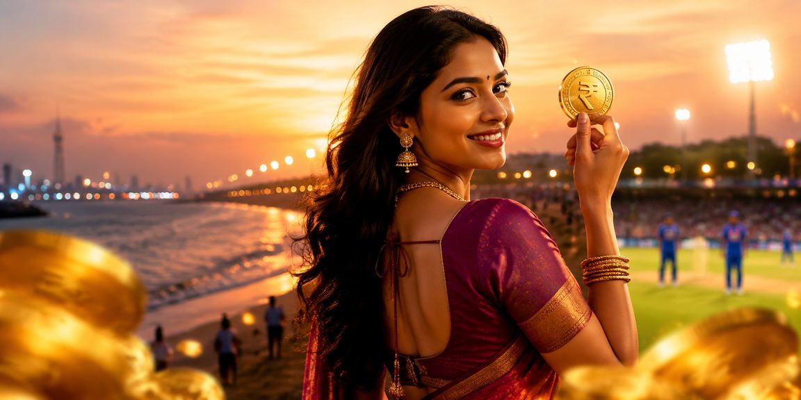 Cricket fans placing bets in Chennai with Indian Rupee